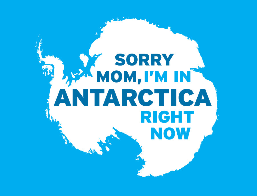 Custom Antarctica Flag with Your Text