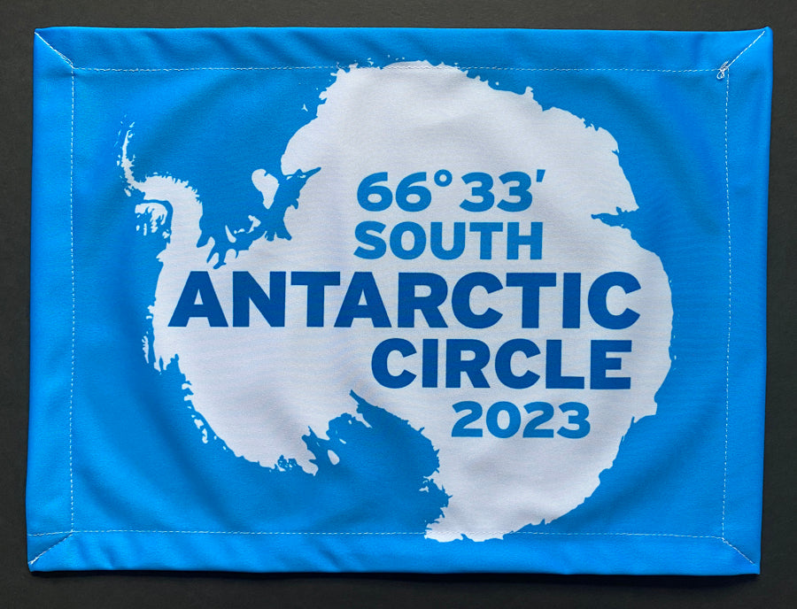 Antarctica Polar Circle Crossing Flag - 2023