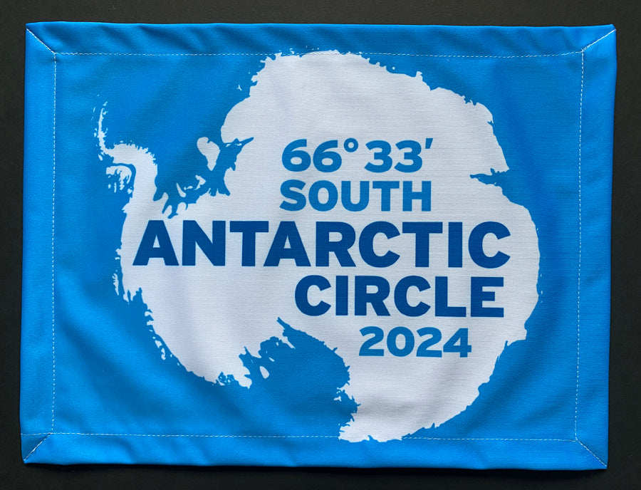 Antarctica Polar Circle Crossing Flag - 2024